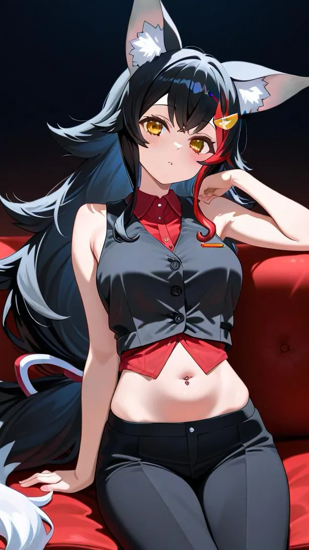 ai character: Ookami Mio background