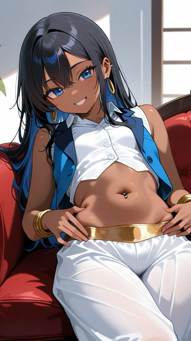 ai character: Genie Rachel  background