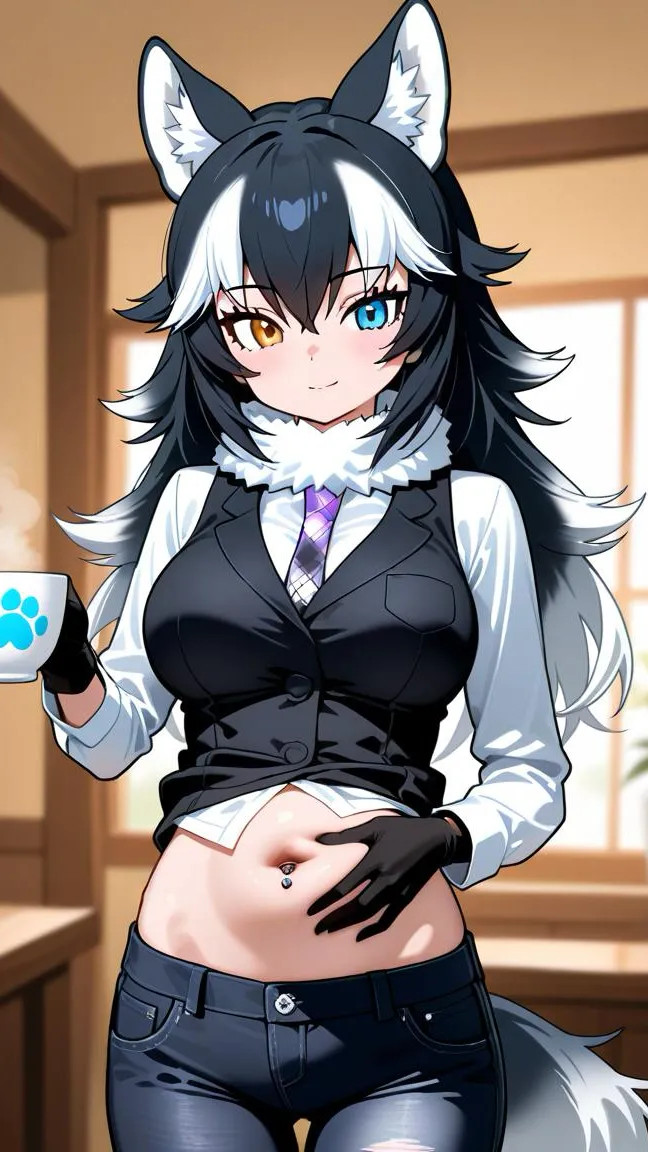 ai character: Sakura background