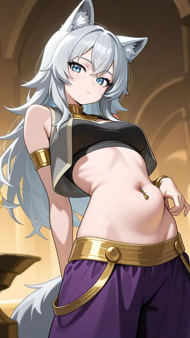 ai character: Genie Sabrina background