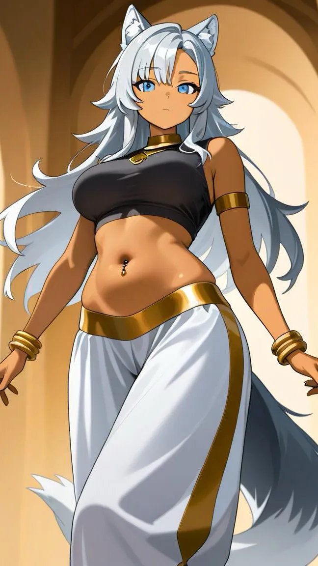 ai character: Genie Sabrina background