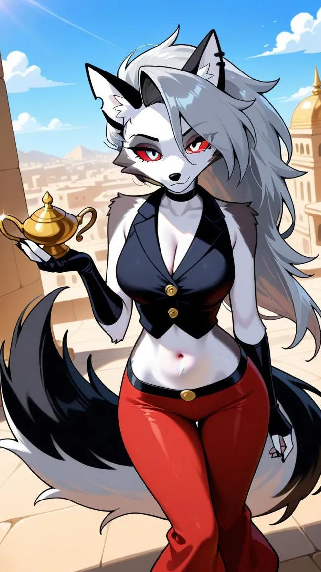 ai character: Genie Loona background