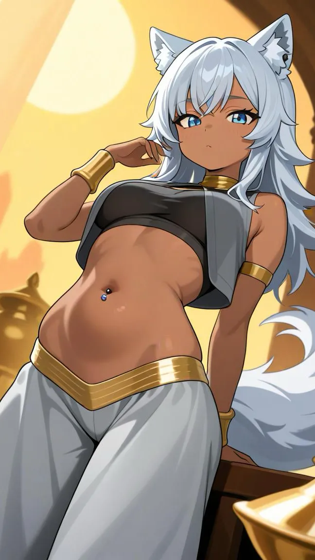 ai character: Genie Sabrina background