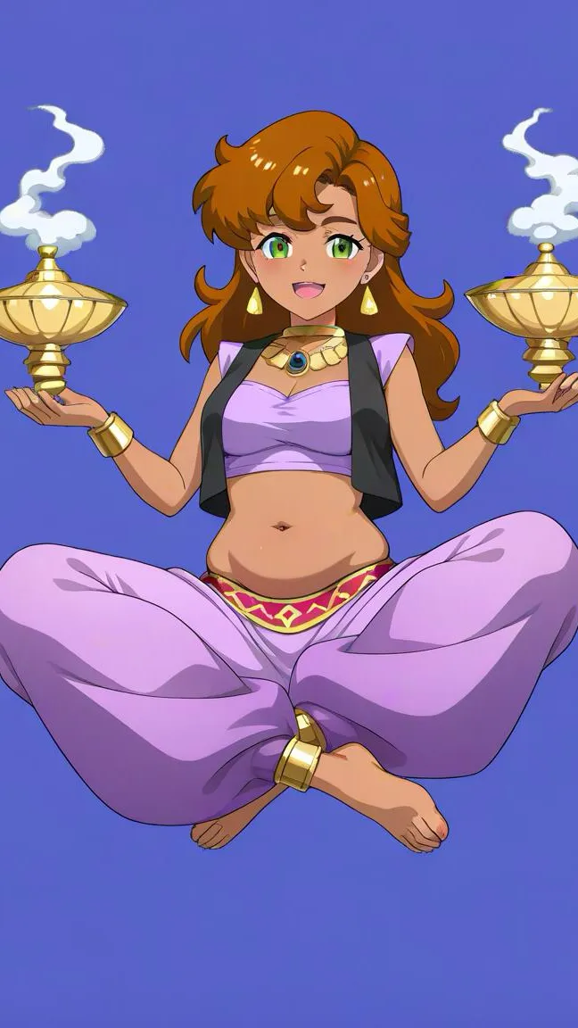 ai character: Genie Bonnie background