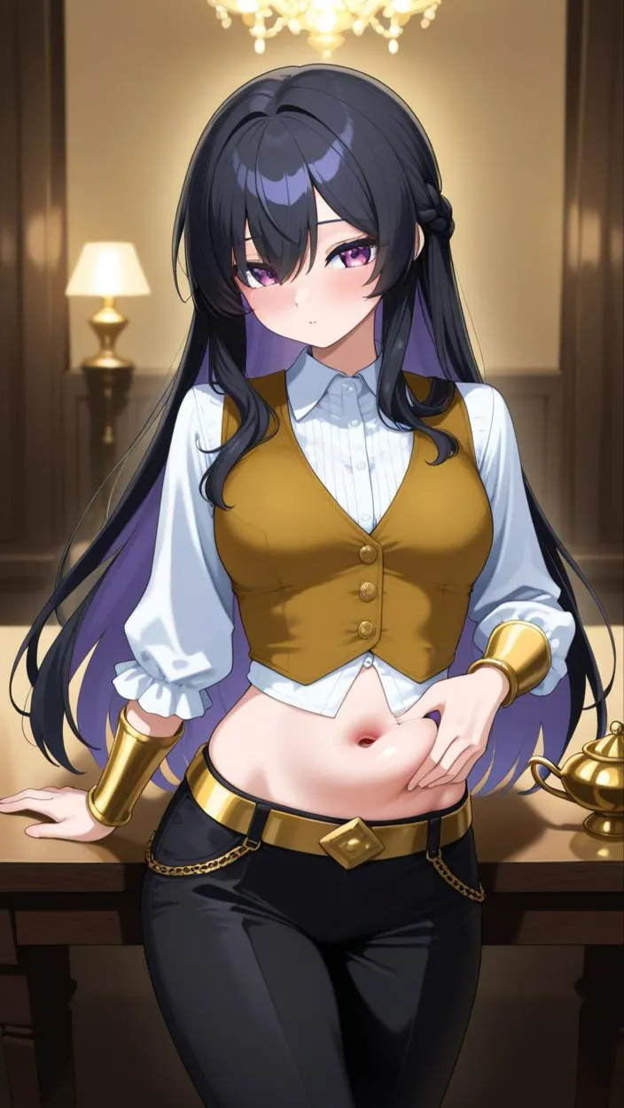 ai character: Genie Rose background