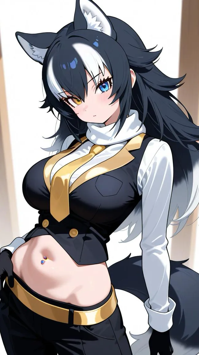 ai character: Genie Sakura background