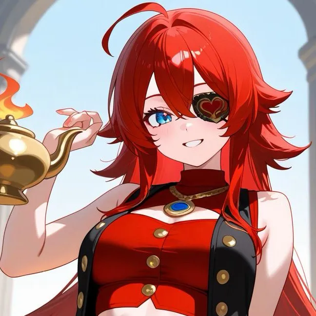 chat with ai character: Genie Mia