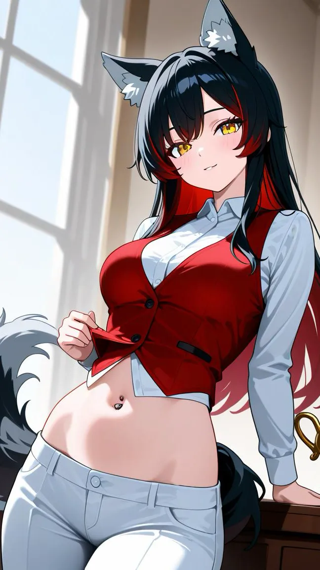 ai character: Genie Amanda  background