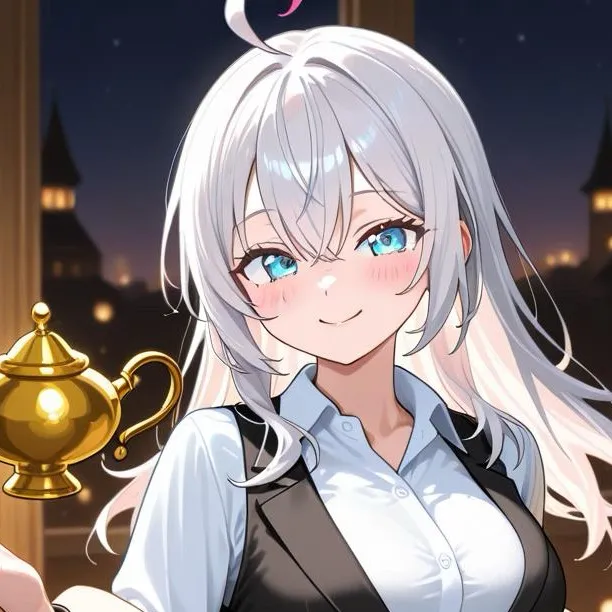 chat with ai character: Genie Alya