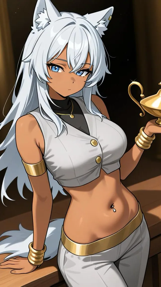 ai character: Genie Sabrina background