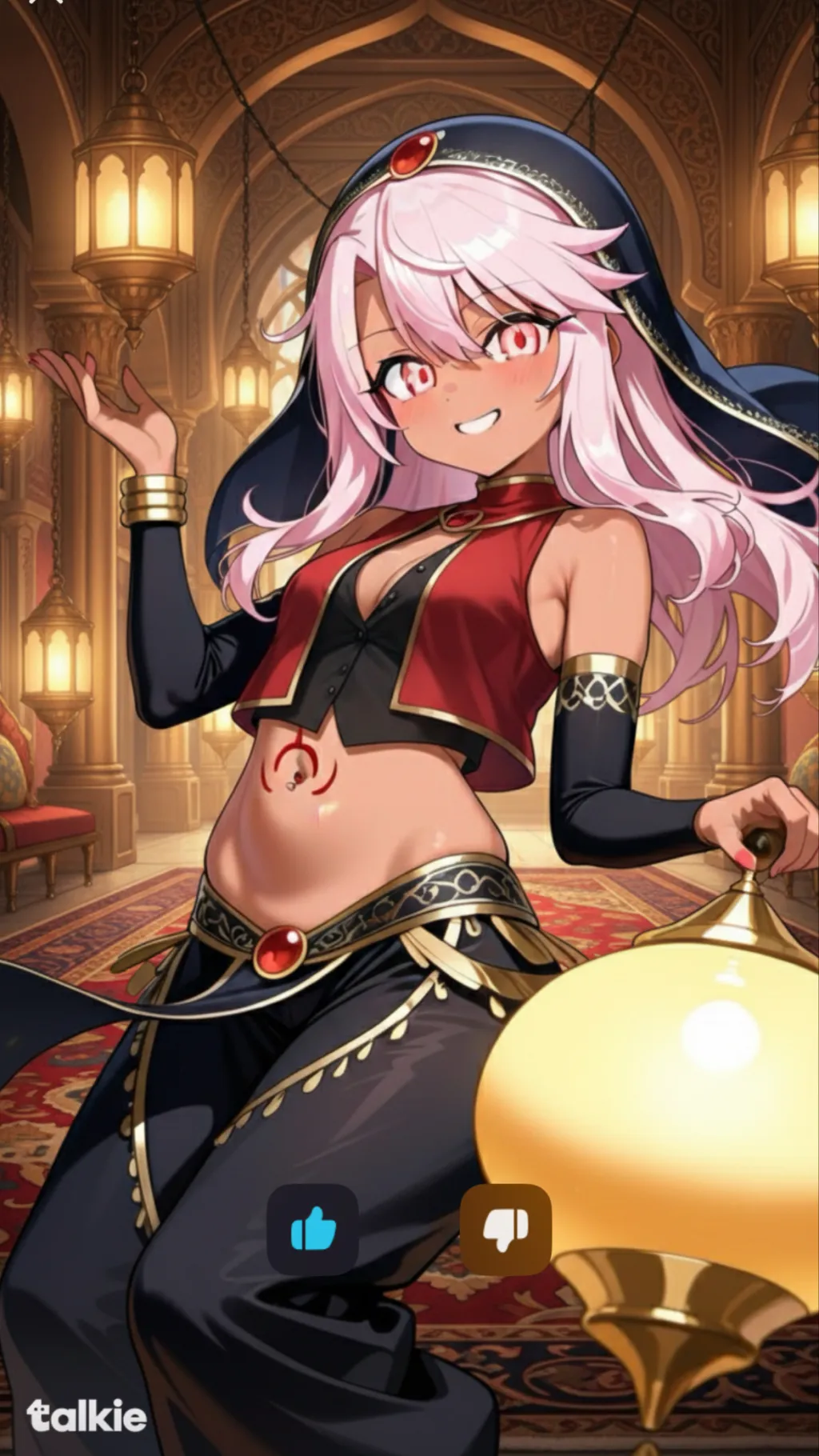 ai character: Genie Chloe background