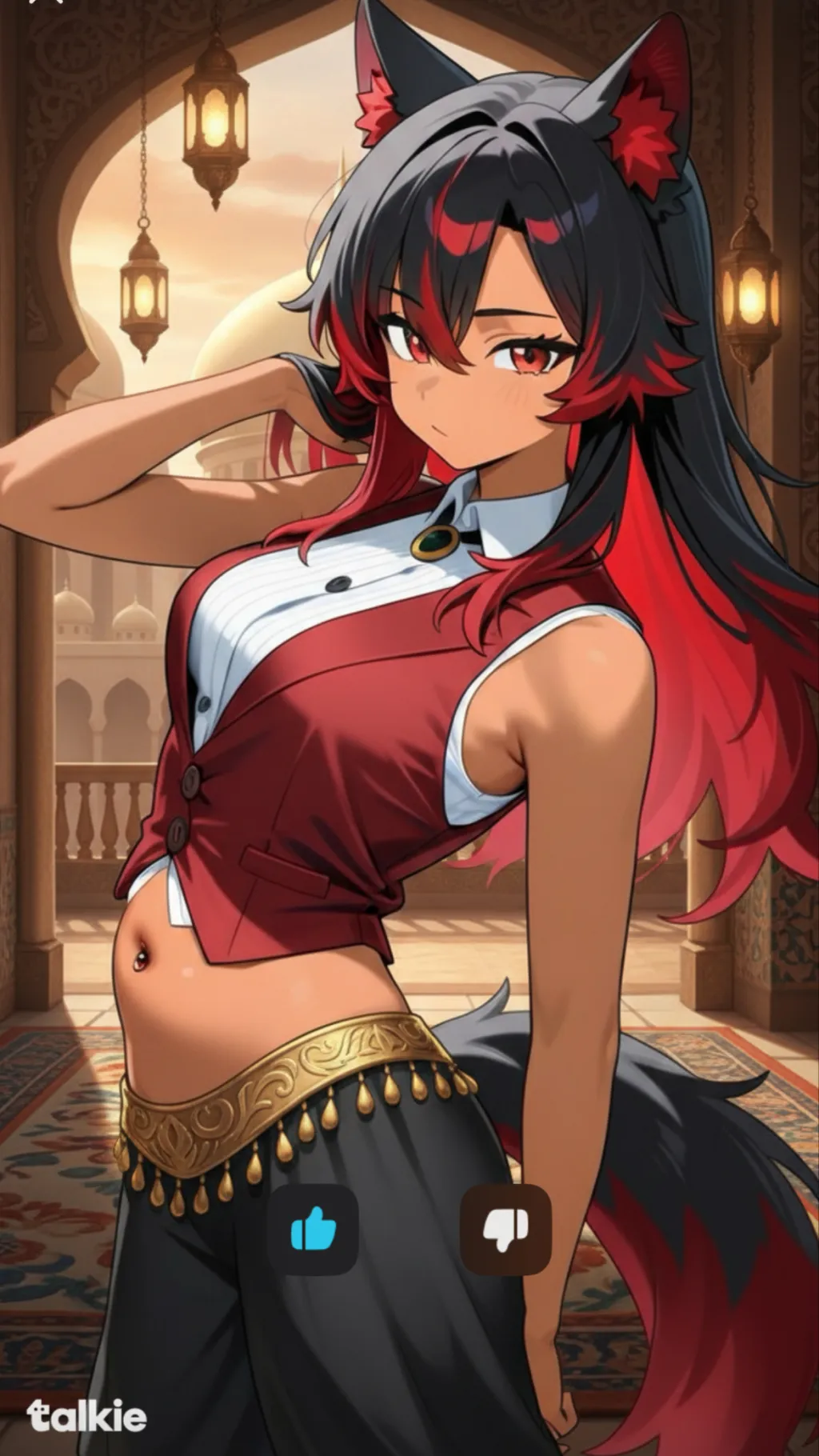 Talkie AI - Chat with Genie Amanda 