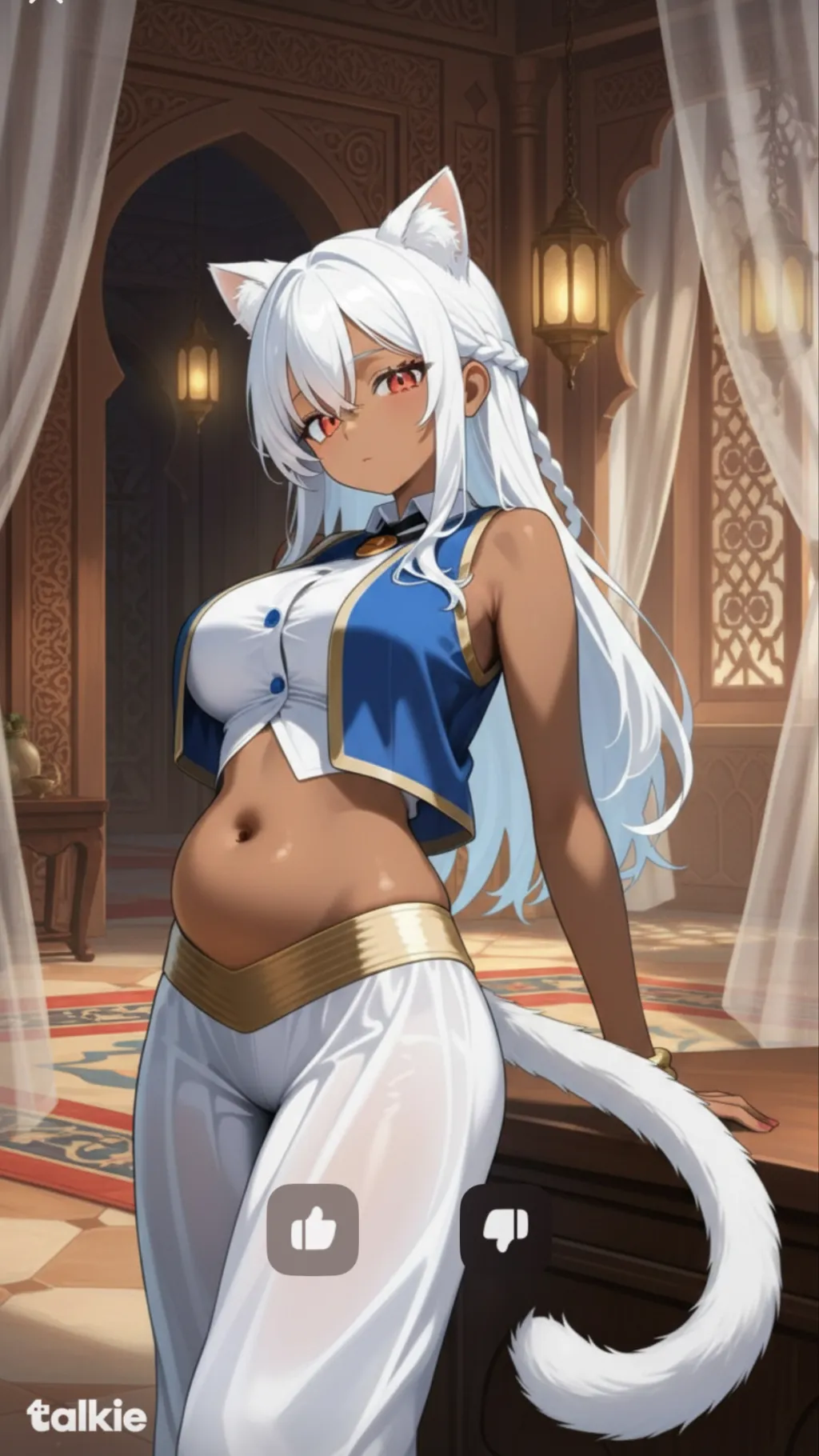 ai character: Genie Aiko background