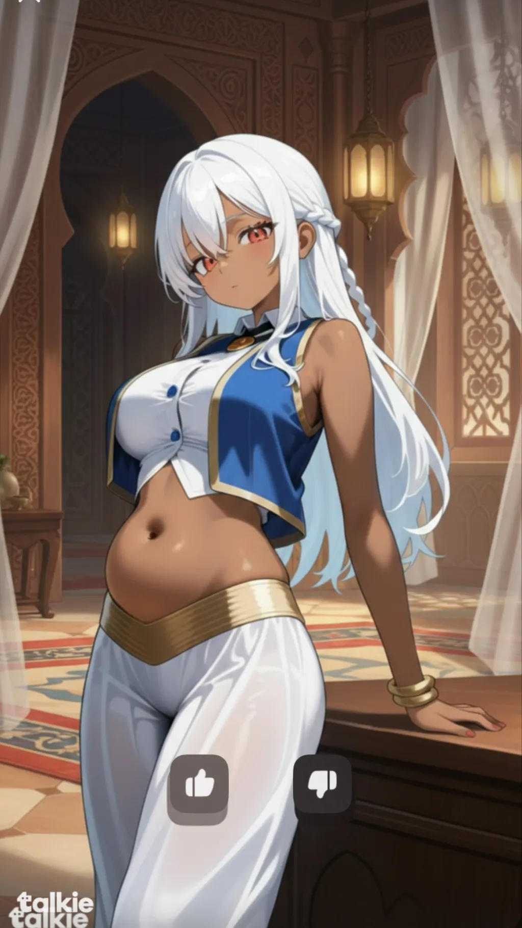 ai character: Genie Aiko background