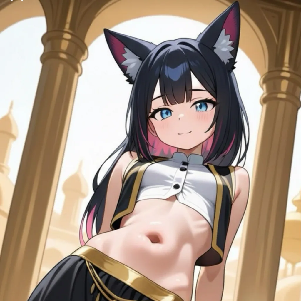chat with ai character: Genie Nyxelle 