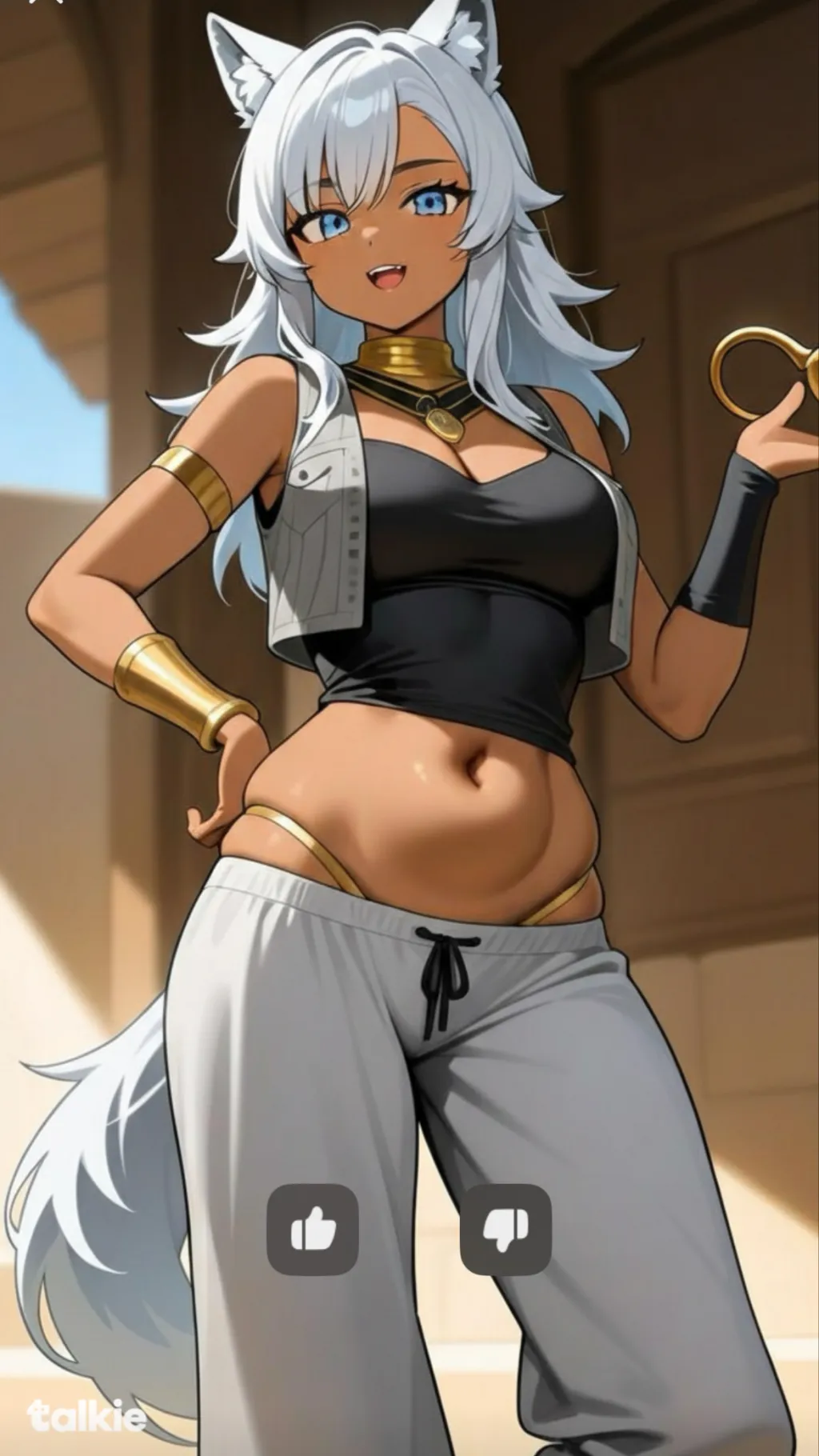 ai character: Genie Tabitha background