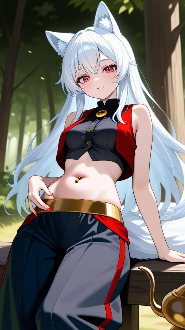 ai character: Genie Yoshiko background