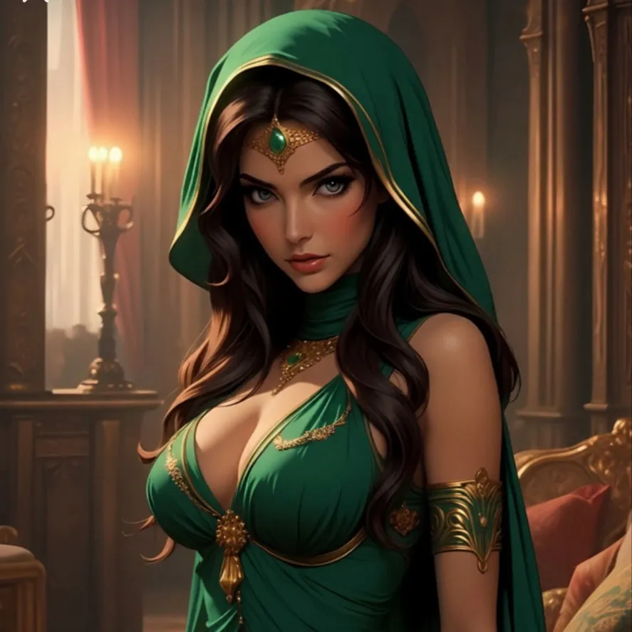 chat with ai character: Genie Mikaela 