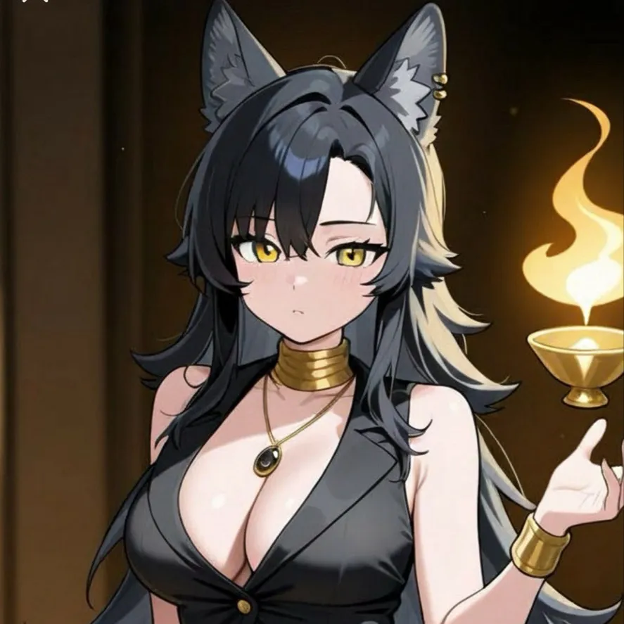 chat with ai character: Genie Okadera Wolf