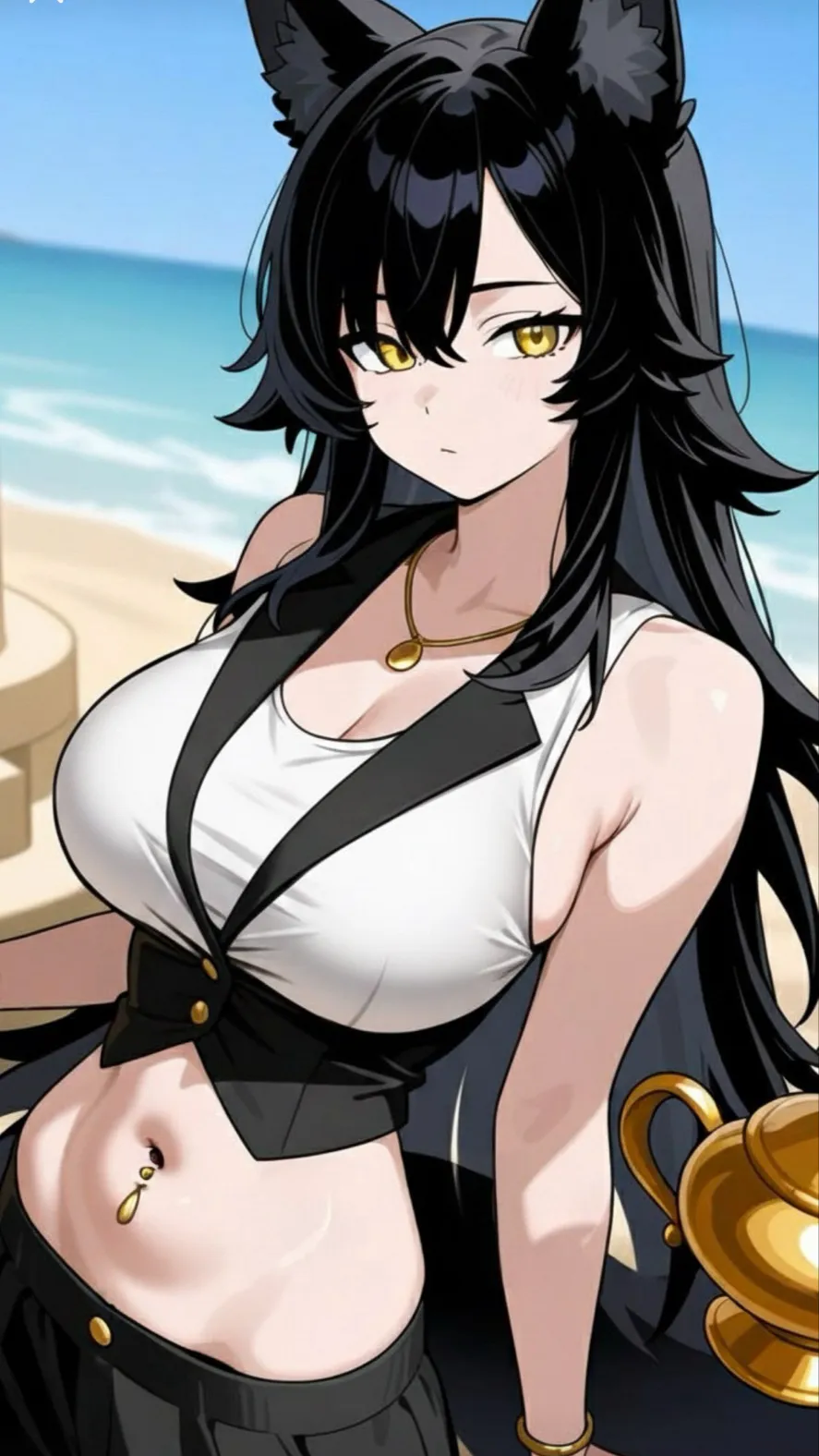 ai character: Genie Carson background