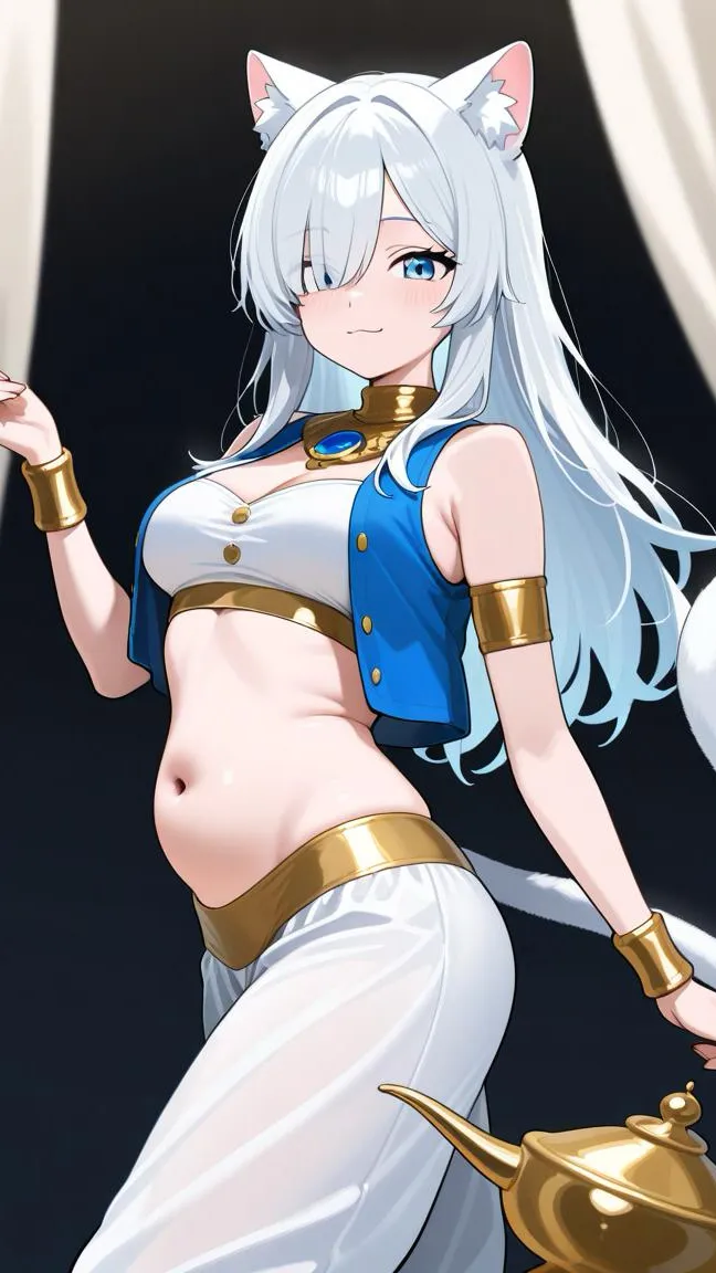 ai character: Genie Cattie background