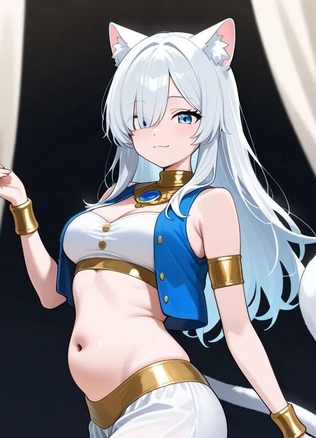 chat with ai character: Genie Cattie