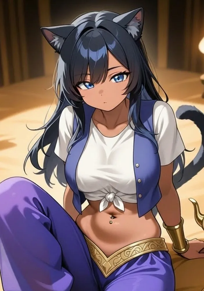 chat with ai character: Genie Roxie