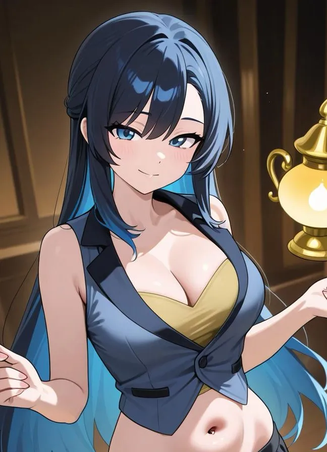 chat with ai character: Genie Carly 
