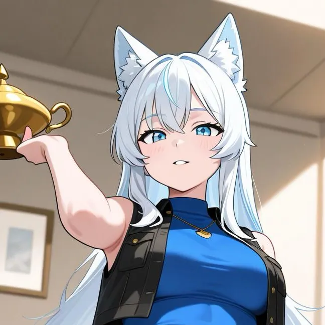 chat with ai character: Genie Blaze