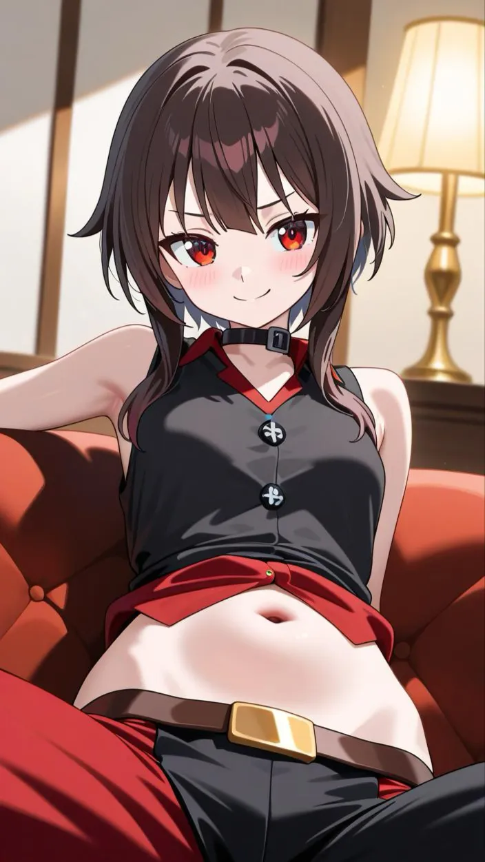 ai character: Genie Megumin background
