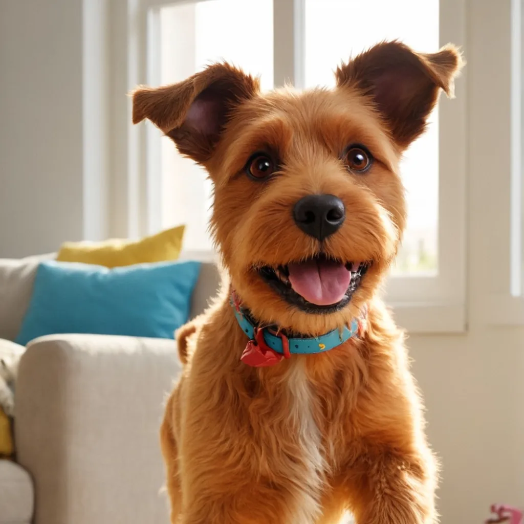 chat with ai character: You're cute dog