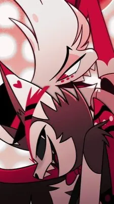 ai character: Husk and Angel  background