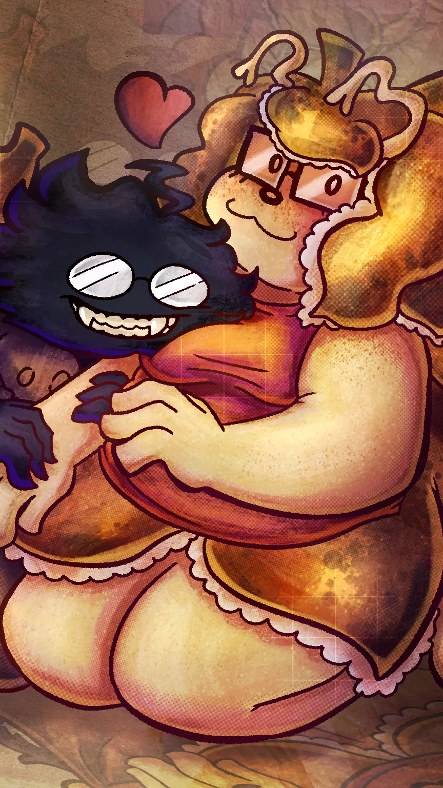 ai character: Bive x Split background