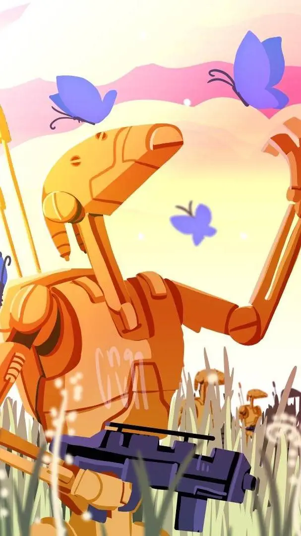ai character: B1village  background