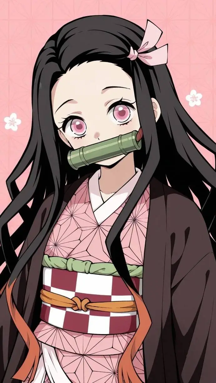 ai character: Nezuko Kamado background