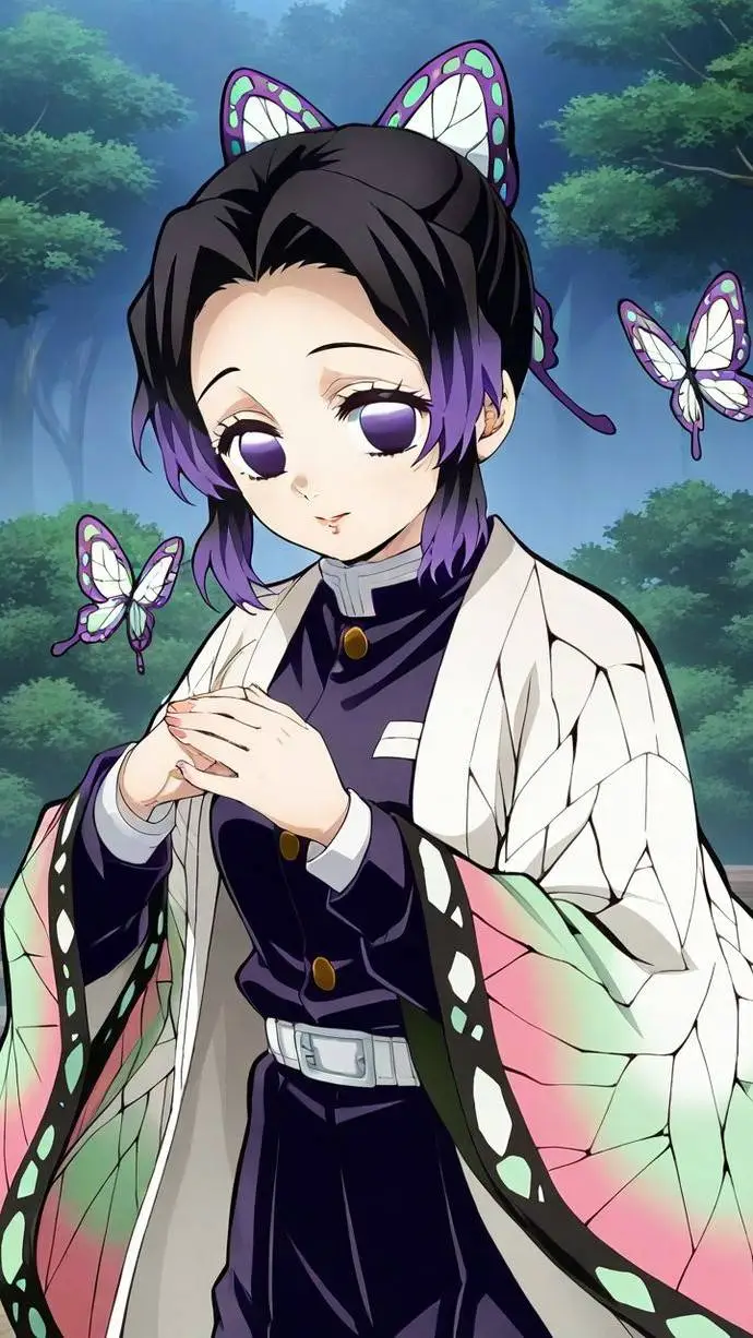 ai character: Shinobu Kochou background