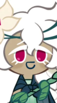 ai character: White lily loaf background