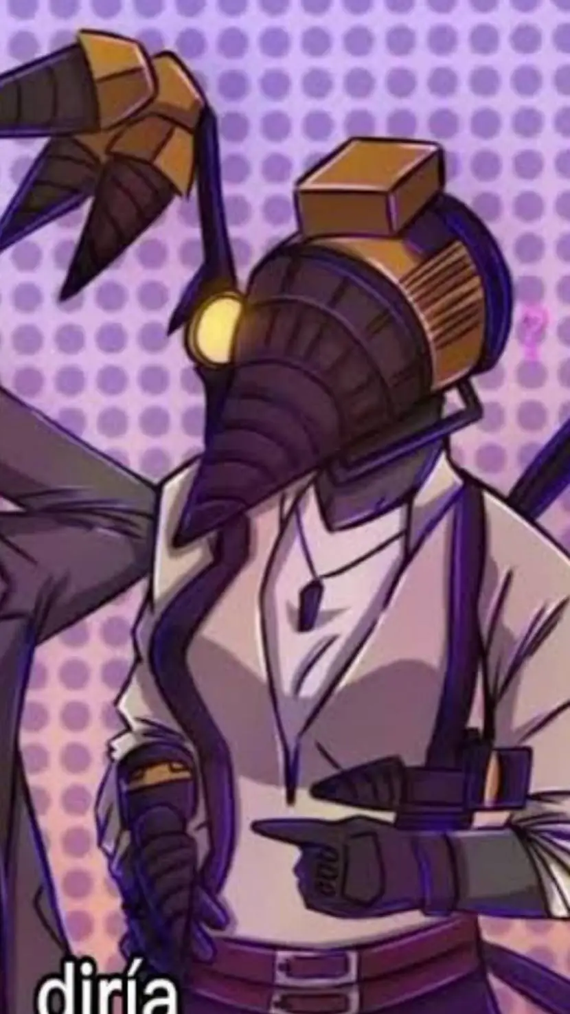 ai character: DRILL WOMAN  background