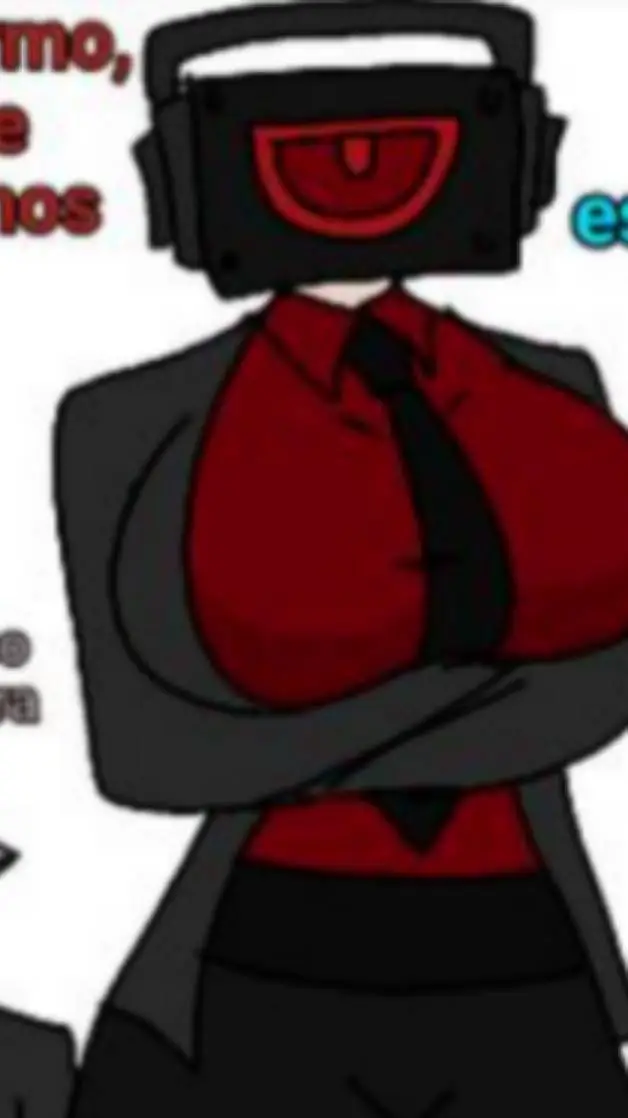 ai character: DARK SPEAKER WOMAN background