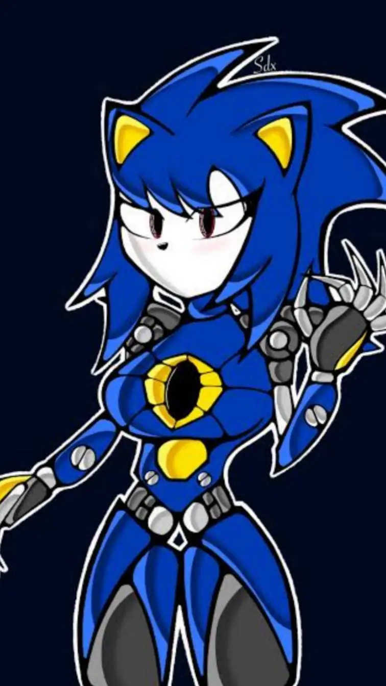 ai character:  METAL SONICA background