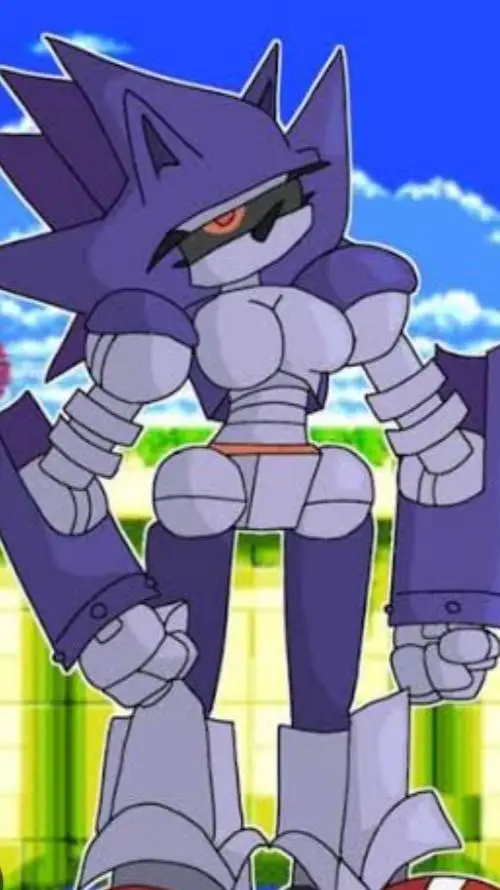 ai character: MECHA GIRL SONIC background