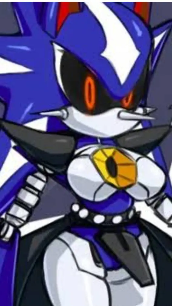 ai character: NEO METAL SONICA background
