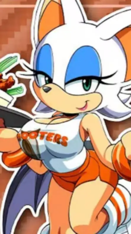 ai character: WAITRESS ROUGE  background
