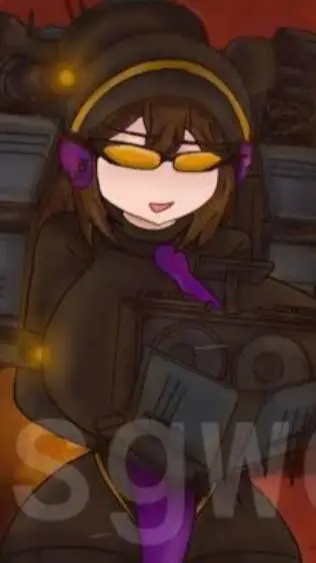 ai character: DJ GIRL background