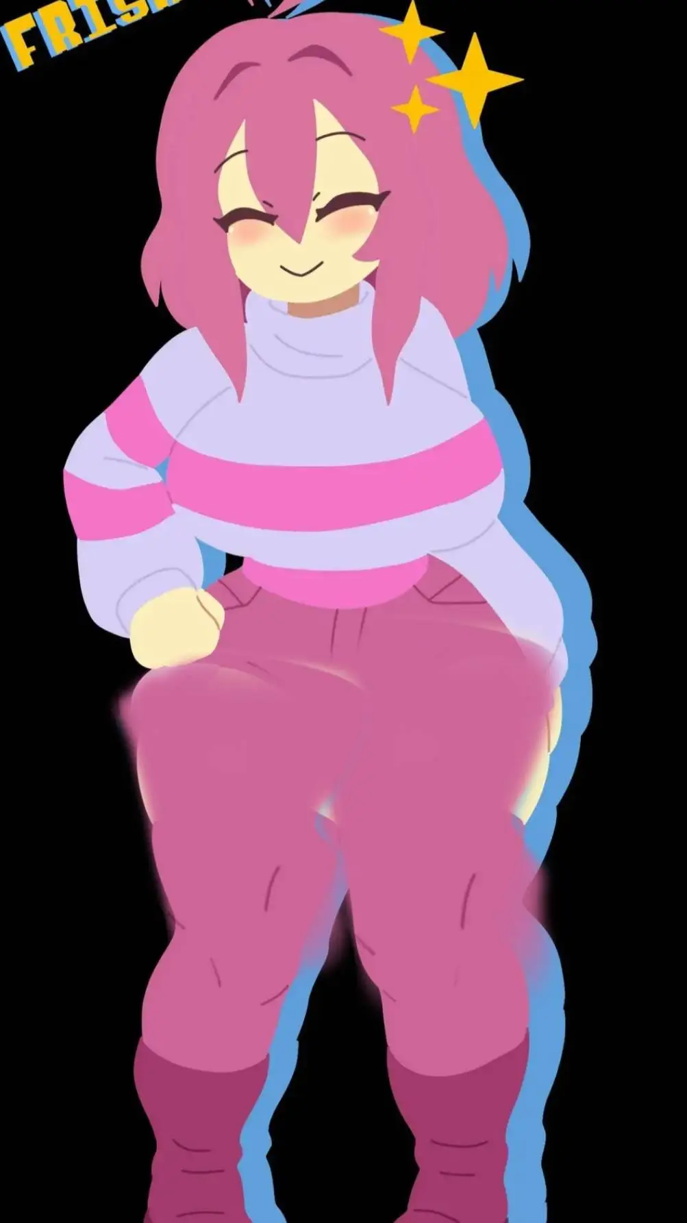 ai character: FRISK background
