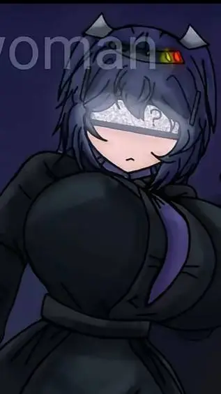 ai character: LARGE TV WOMAN(68) background