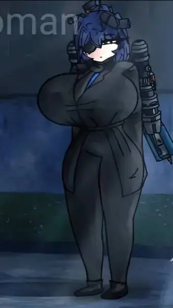 ai character: ROCKE CAMERA WOMAN background