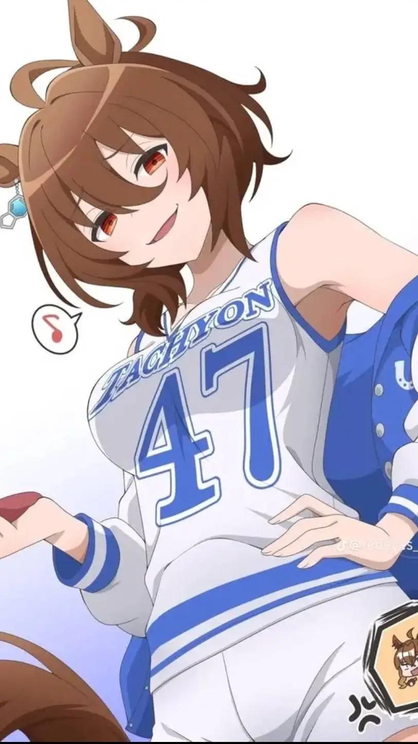 ai character: AGNES TACHYON  background