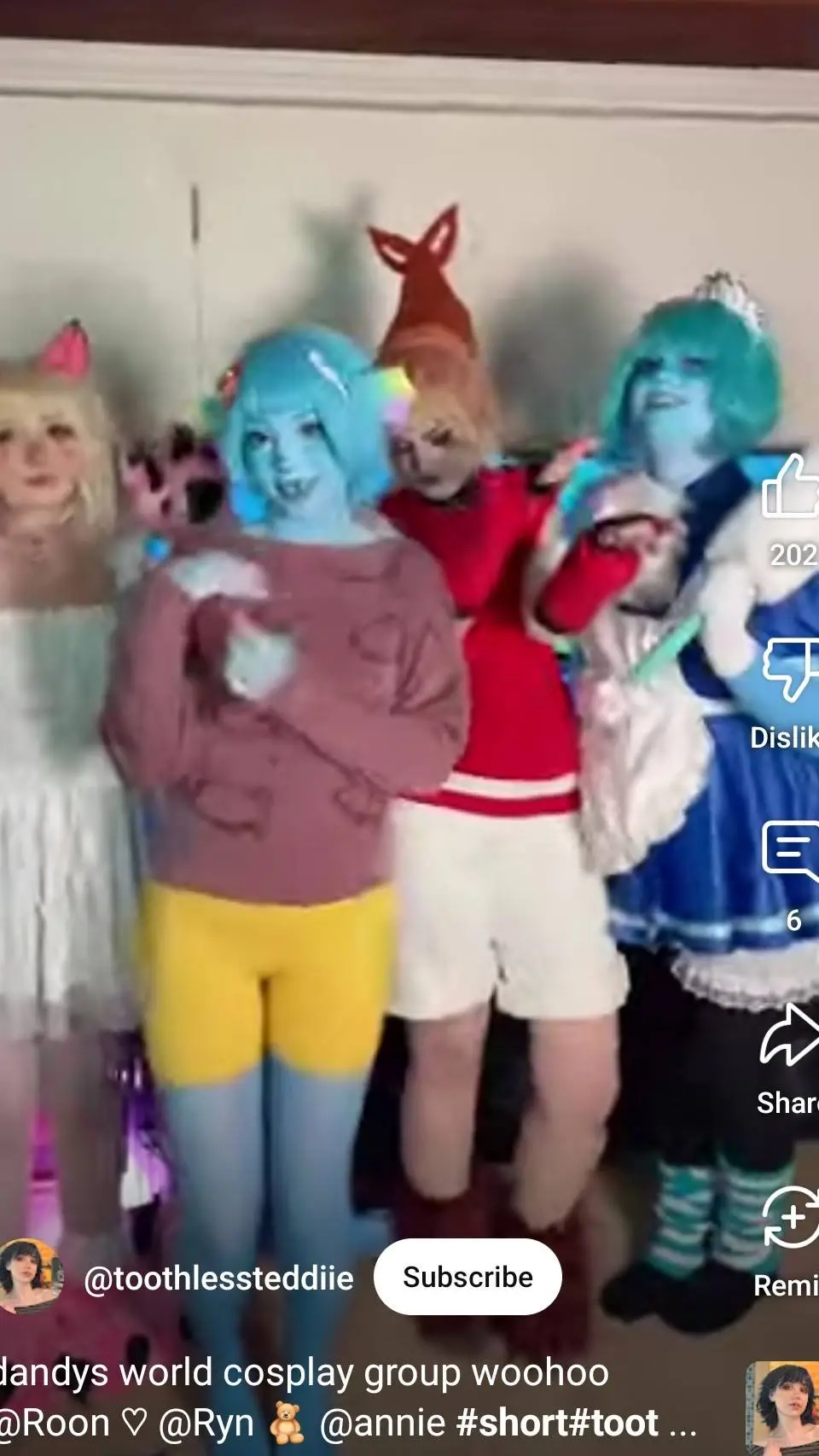 ai character: Cosplayers background