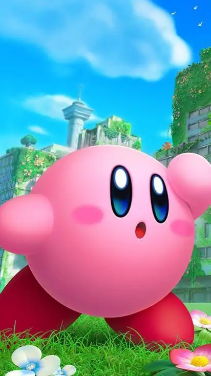 ai character: Kirby  background
